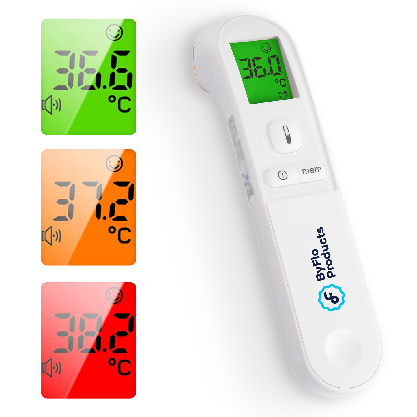 ByFloProducts Digital Forehead Thermometer (PG-IRT1602)