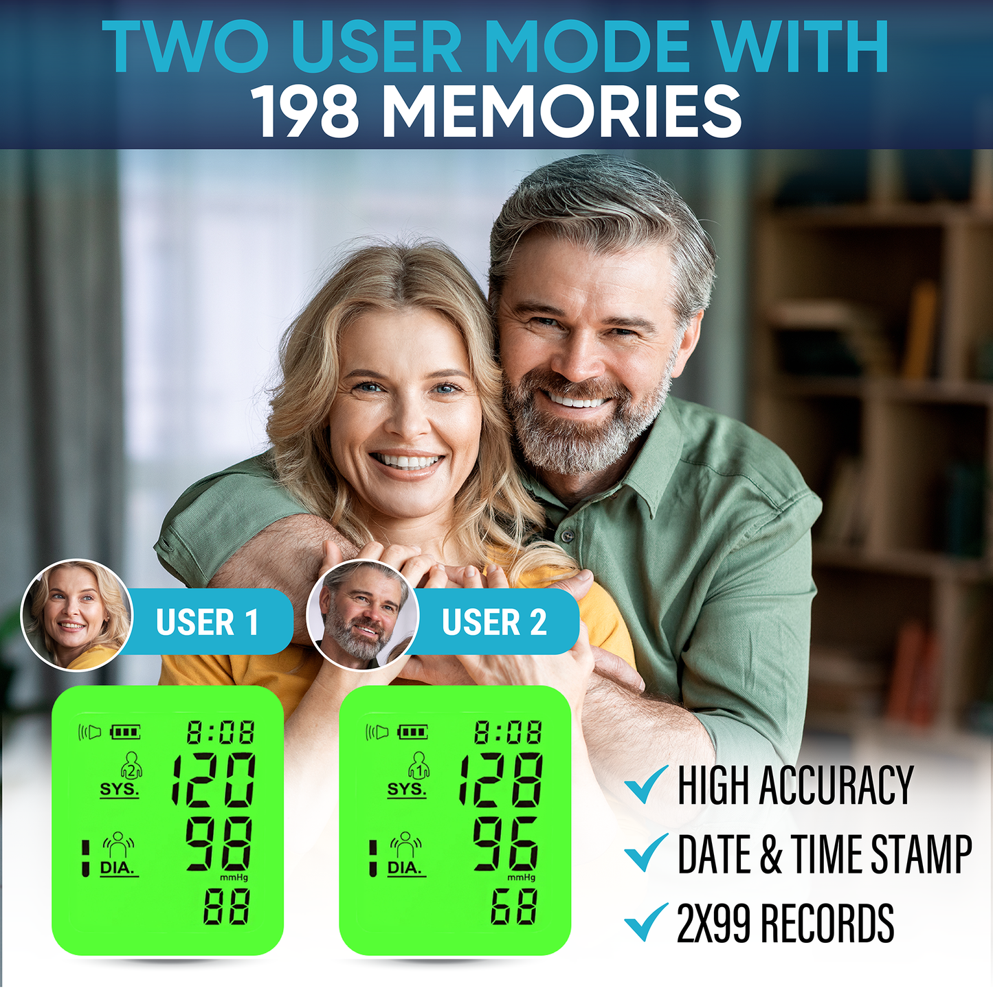 ByFloProducts Blood Pressure Monitor for Home Use (FC-BP120)