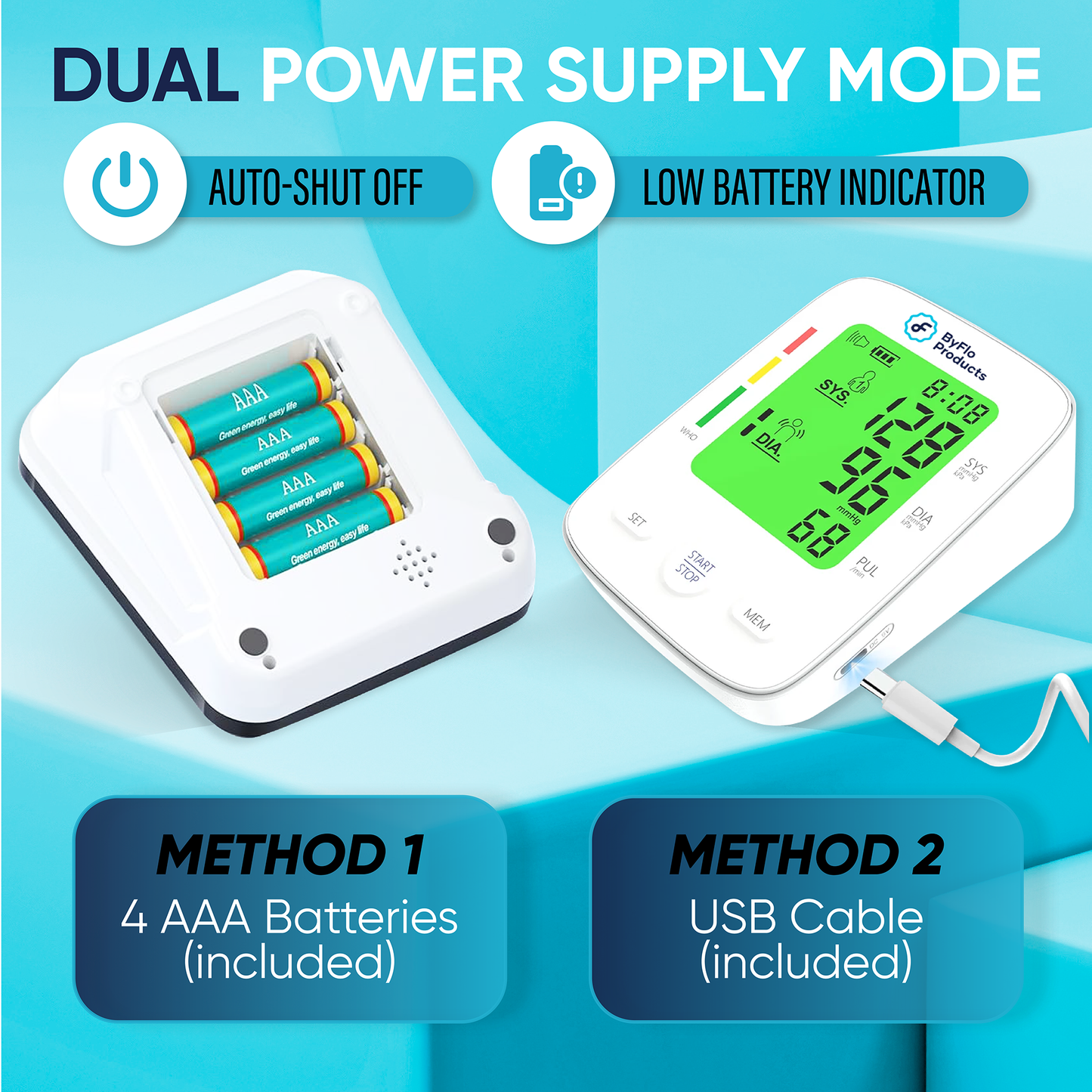 ByFloProducts Blood Pressure Monitor for Home Use (FC-BP120)
