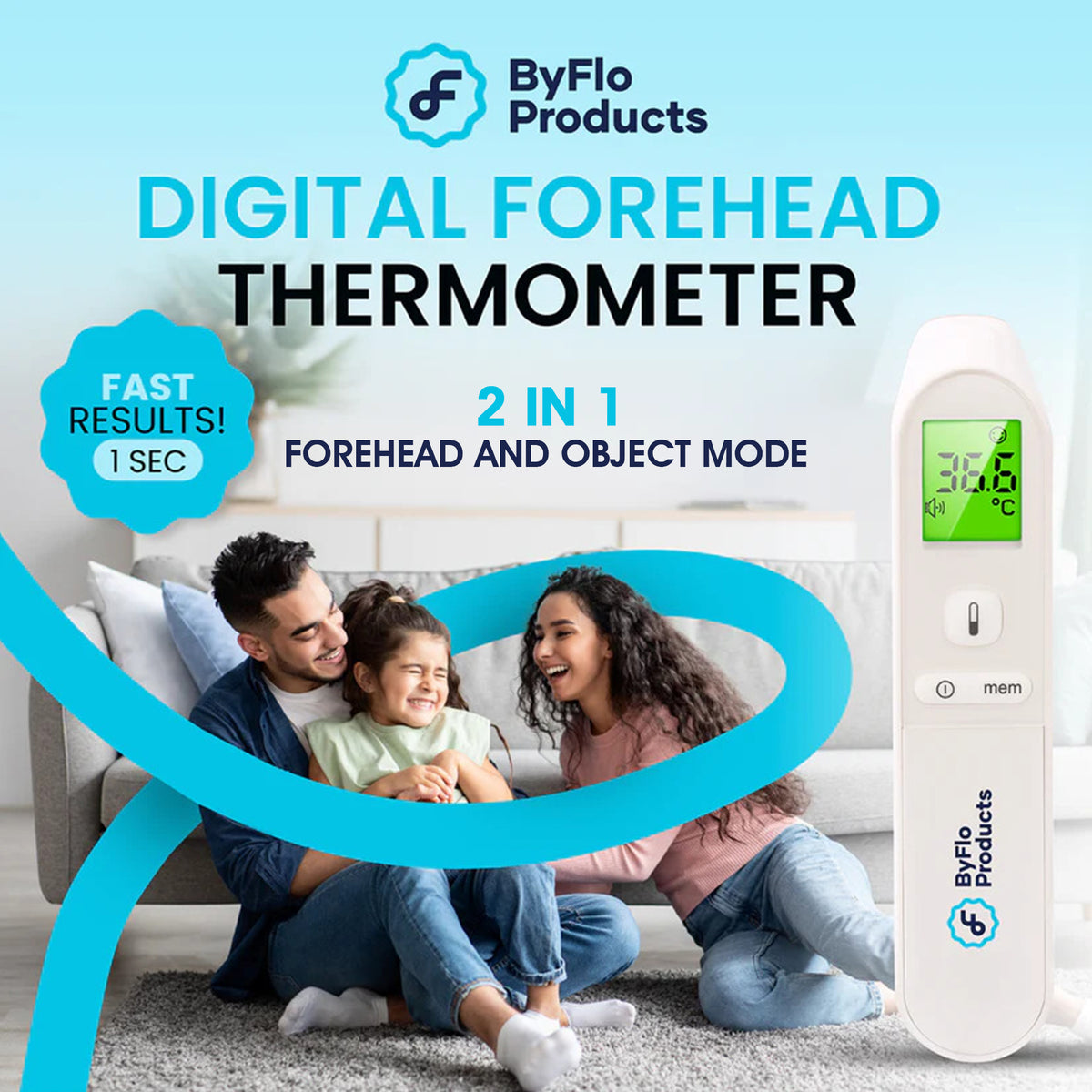Forehead Thermometer for Baby - Adult Digital Forehead Thermometer - PG-IRT1602