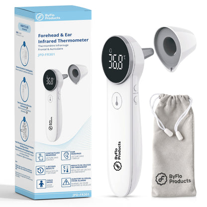 ByFloProducts 4-in-1 Non-Contact Infrared Thermometer (JPD-FR301)